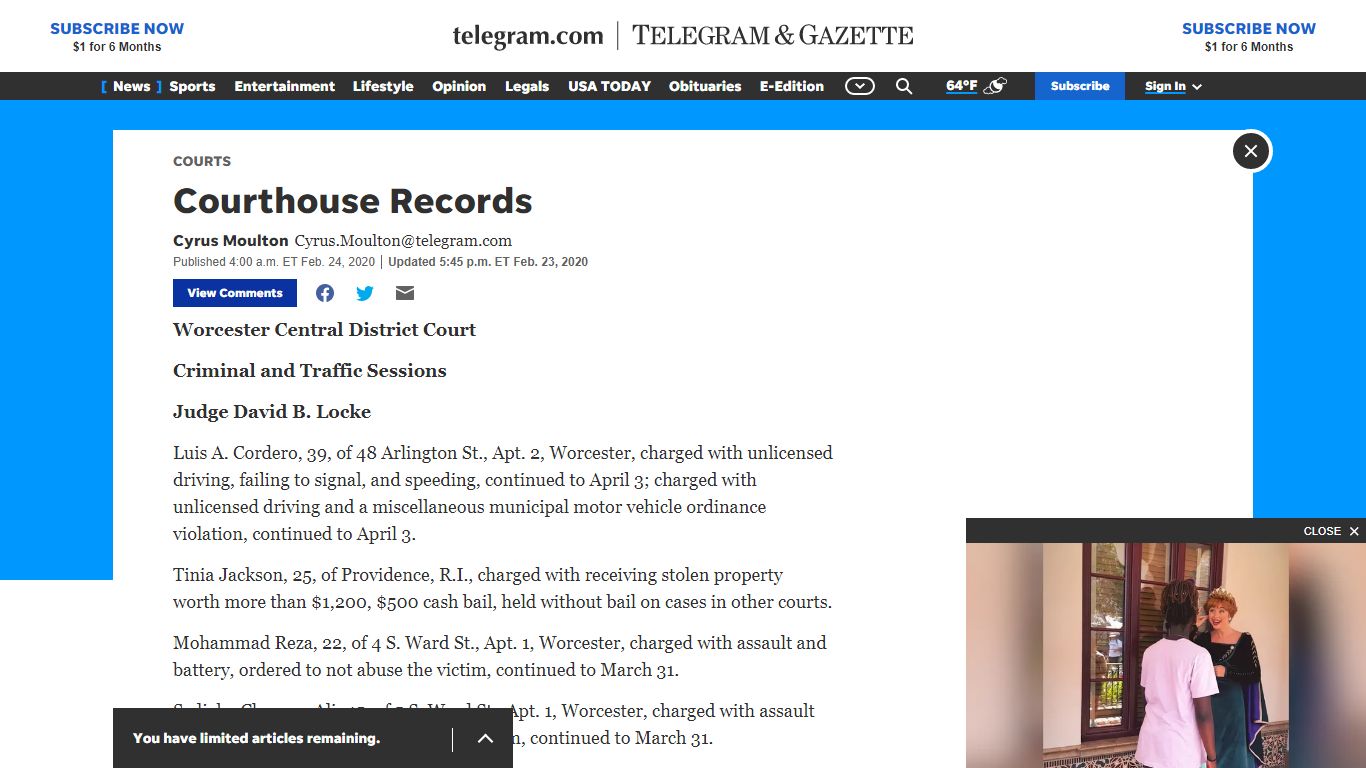 Courthouse Records - Telegram